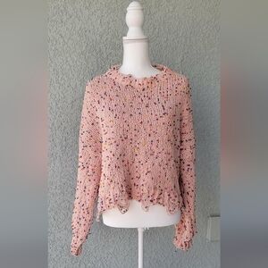 Main Strip Sweater Distressed